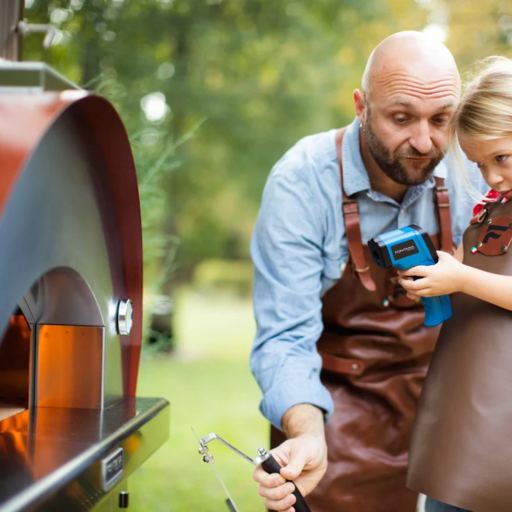 Fontana Margherita Wood-Fired Oven in Rosso - Image 6