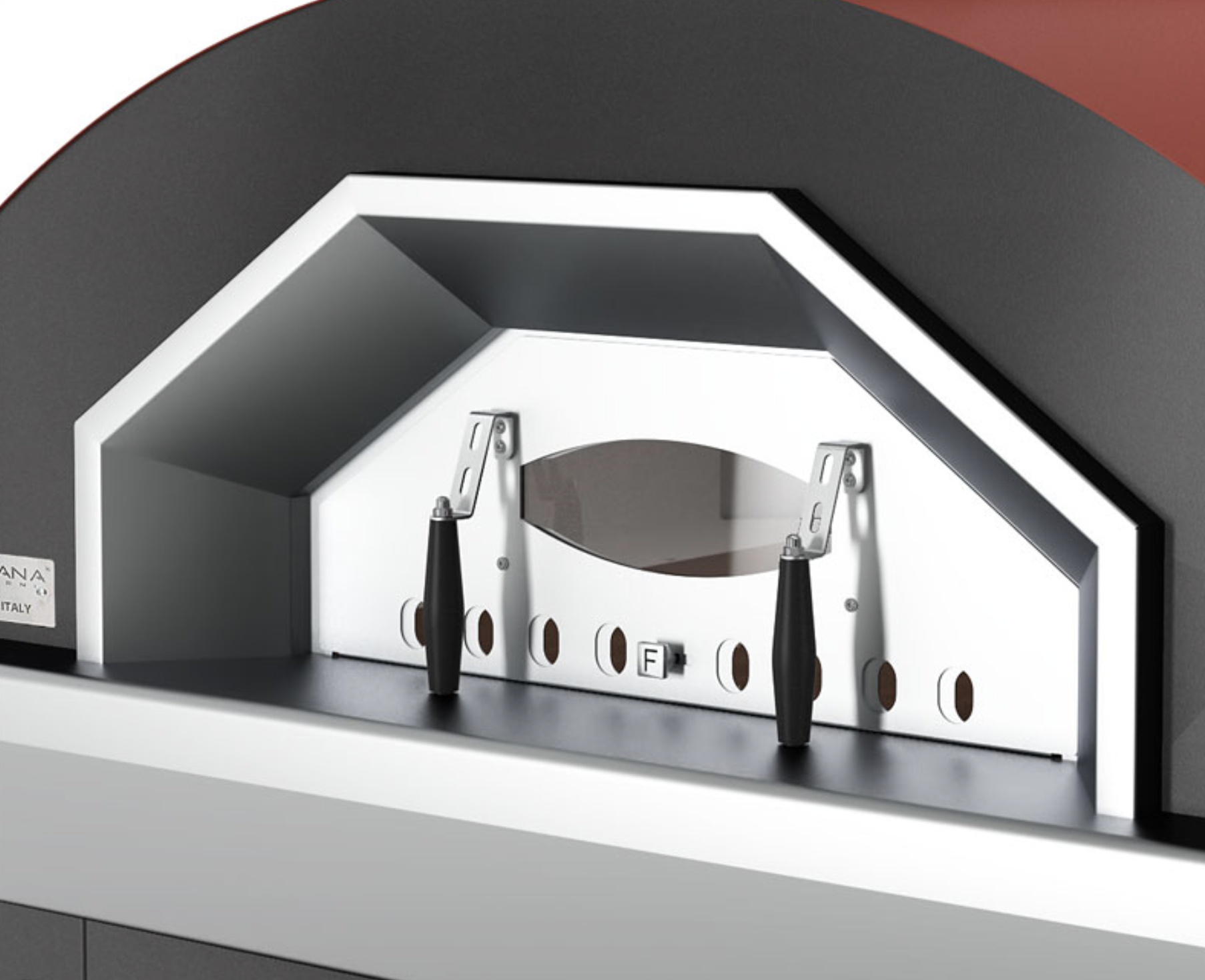 Fontana Prometeo Commercial Wood Fired Build In Pizza Oven - Image 3