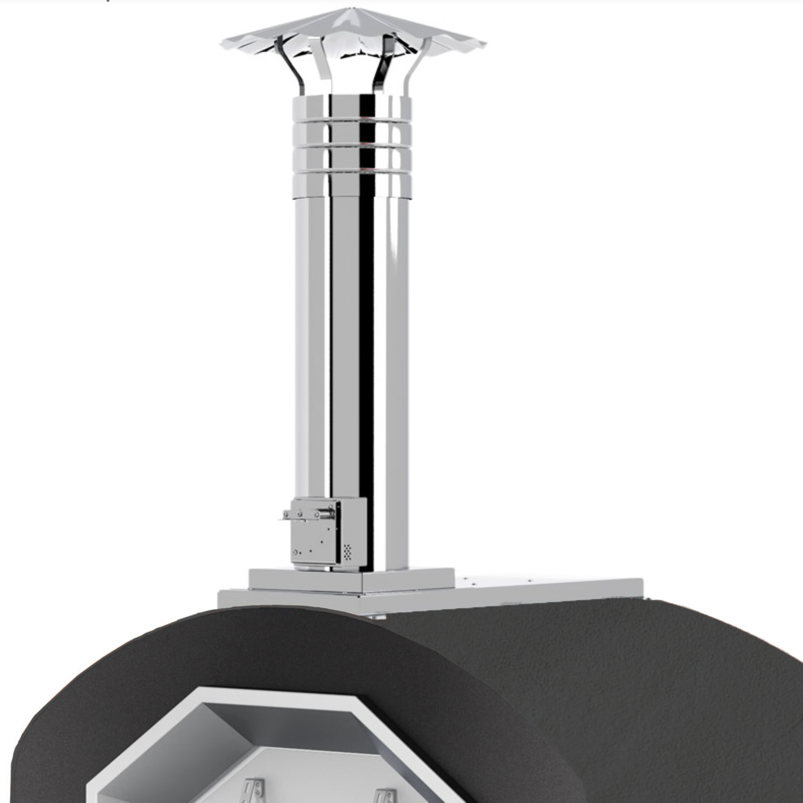 Fontana Prometeo Commercial Wood Fired Pizza Oven with Cart - Image 4