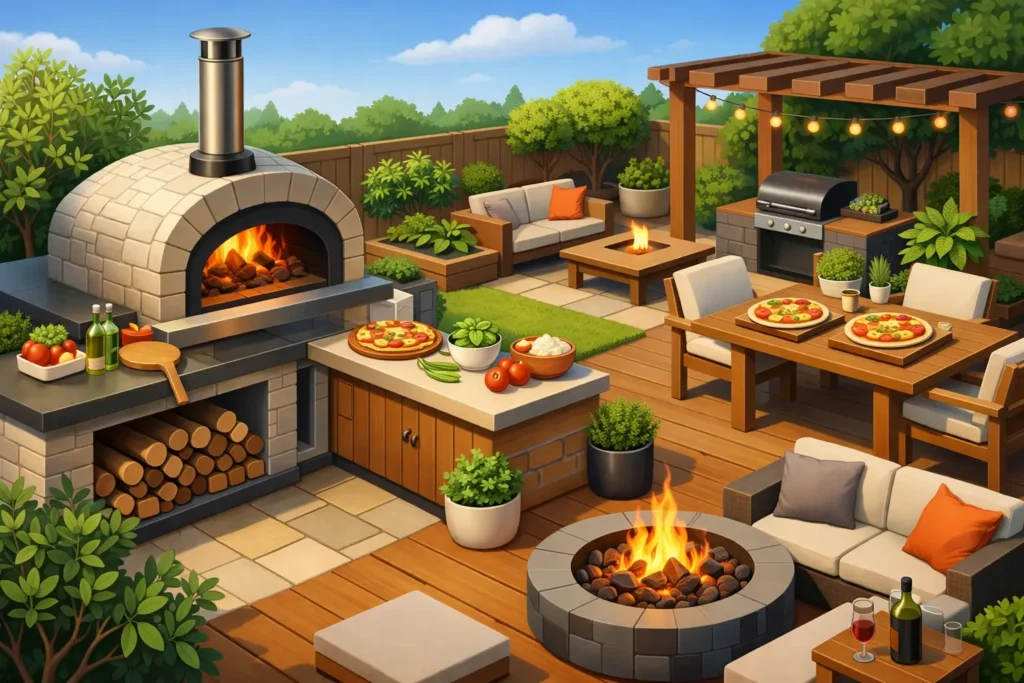 Wood Fired Pizza Oven Garden Ideas
