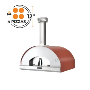 Fontana Marinara Wood-Fired Oven in Rosso