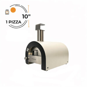 Fontana Maestro 40 Bone White Gas Countertop Pizza Oven