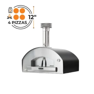 Fontana Marinara Hybrid Gas & Wood in Anthracite
