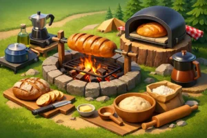 How to Cook Bread Outdoors Properly