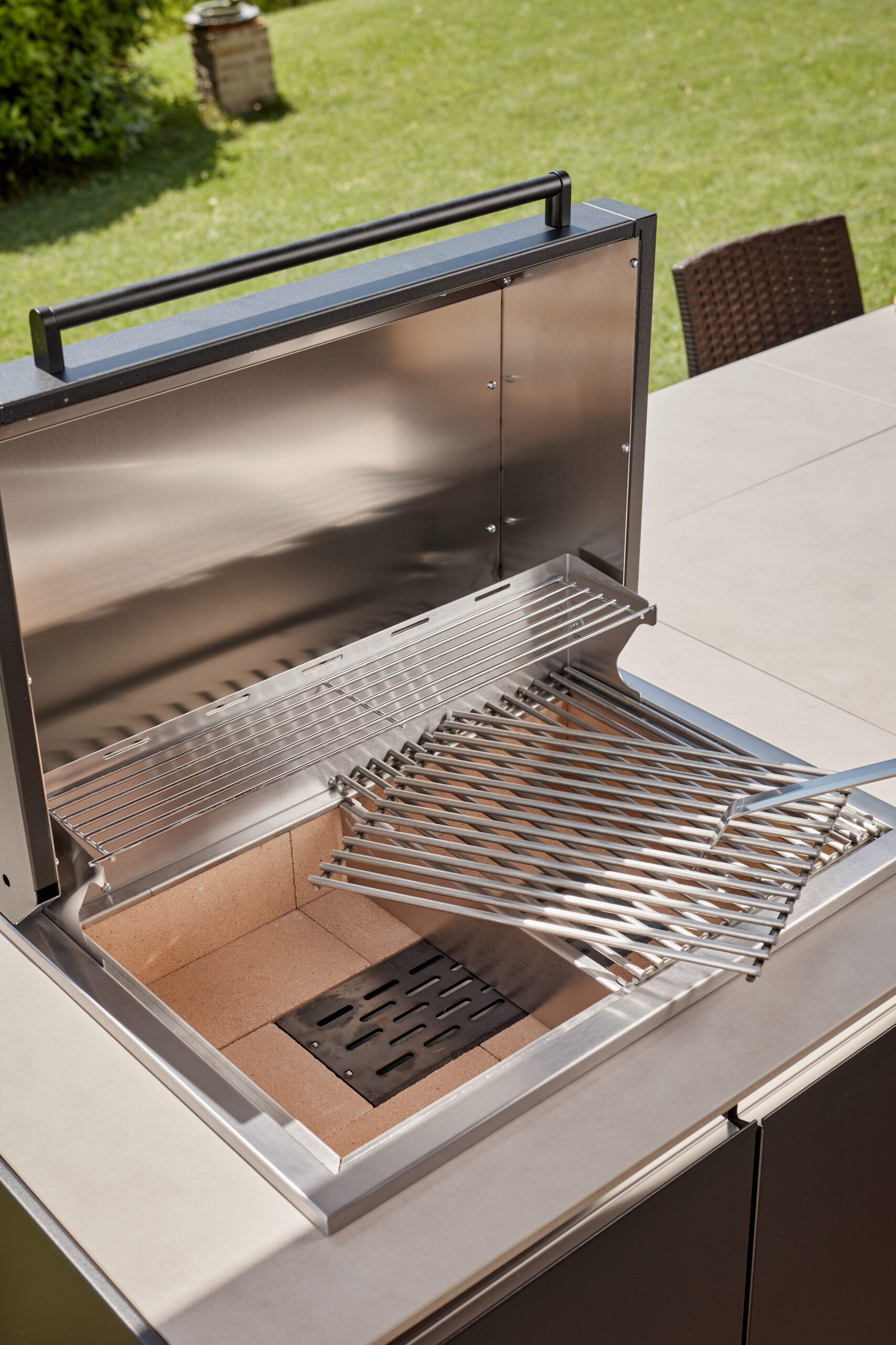 Fontana IGNES Fire Drop-In Charcoal Grill