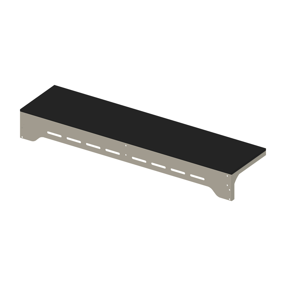 IGNES Standing Bar PLUS 120 – Taupe frame with Black Noir Avenue worktop