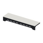 IGNES Standing Bar PLUS 120 – Black frame with White Boulevard worktop