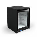 Black 9011 cabinet with Black Noir Avenue worktop