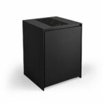 IGNES Induction Hob MID 65, black cabinet, Black Noir Avenue worktop and matte black handle