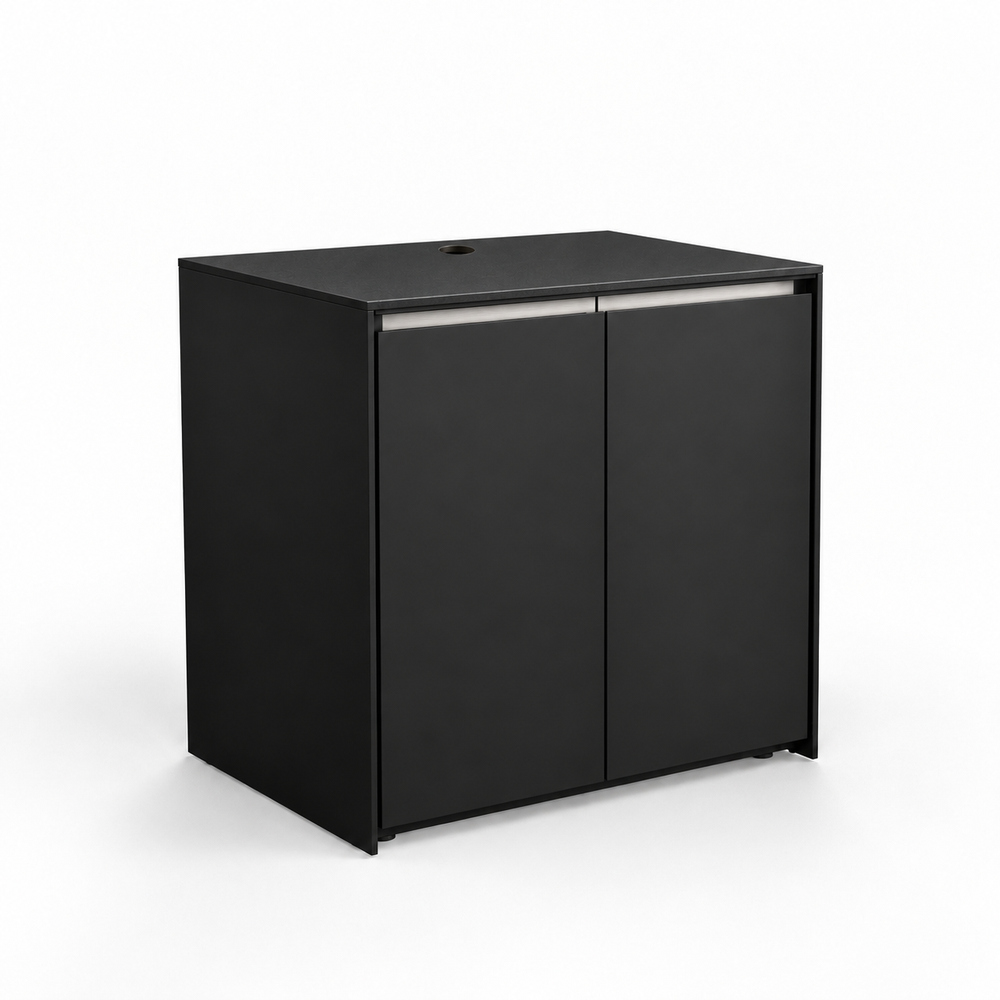 IGN PIZ90 90 BN BK SS304 pizza cabinet with rear hose opening