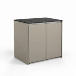 IGN PIZ90 90 BN TP SS304 pizza cabinet with rear hose opening