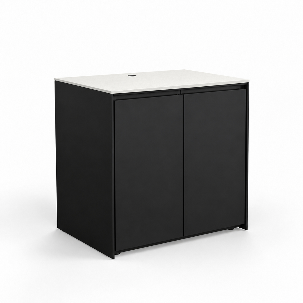 IGN PIZ90 90 WB BK MB pizza cabinet with rear hose opening