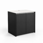 IGN PIZ90 90 WB BK SS304 pizza cabinet with rear hose opening
