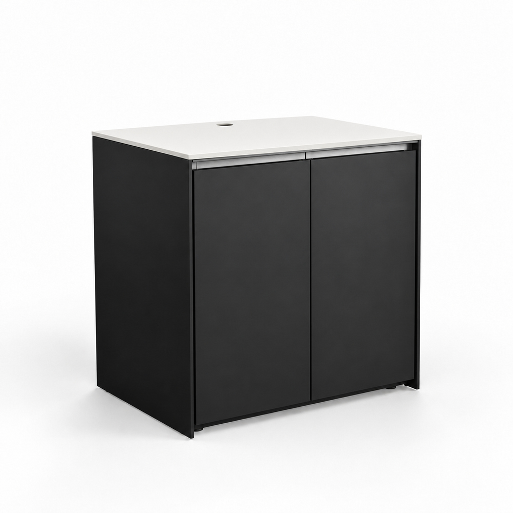 IGN PIZ90 90 WB BK SS304 pizza cabinet with rear hose opening