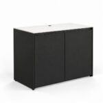 IGN PIZZA 120 WB BK MB pizza cabinet with rear hose opening