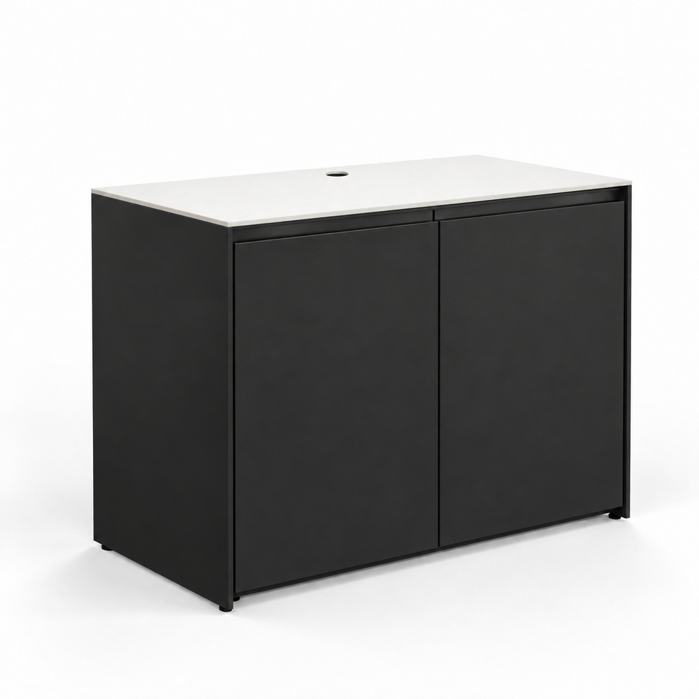 IGN PIZZA 120 WB BK MB pizza cabinet with rear hose opening