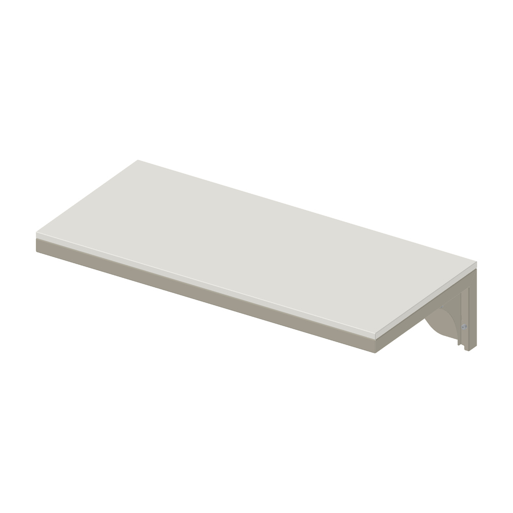 IGNES Standing Bar MID 65 – Taupe frame with White Boulevard worktop