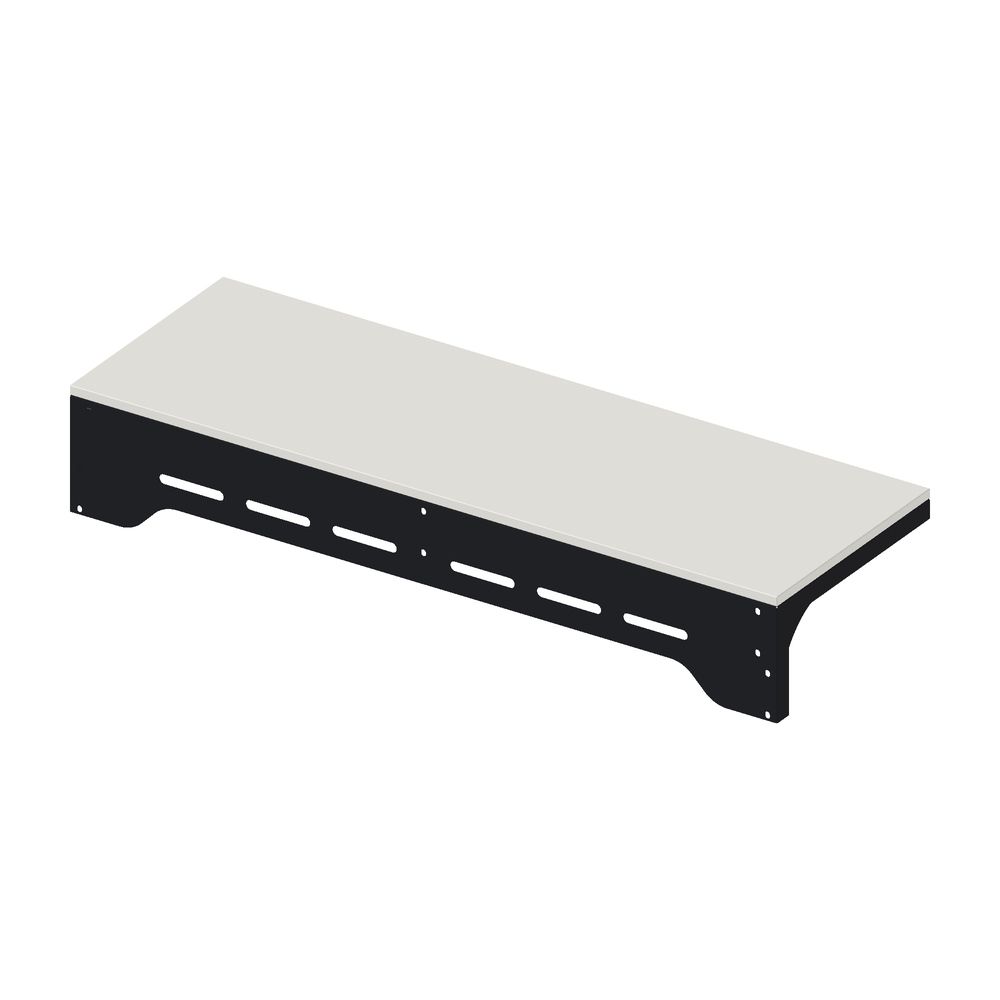 IGNES Standing Bar MAX 90 – Black frame with White Boulevard worktop