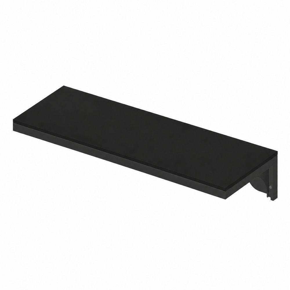 IGNES Standing Bar Link Single Side with stone top – Black frame, Black Noir Avenue top