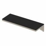 IGNES Standing Bar Link Single Side with stone top – Taupe frame, Black Noir Avenue top