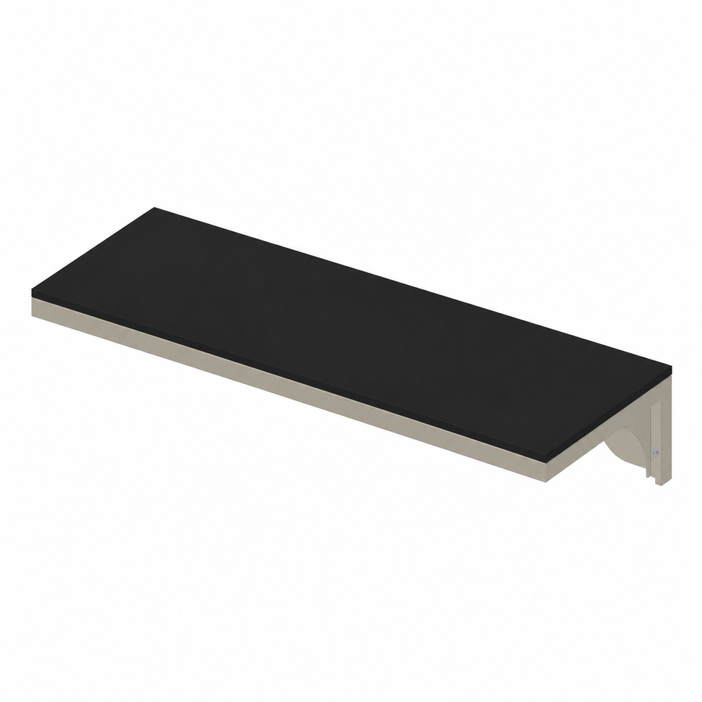 IGNES Standing Bar Link Single Side with stone top – Taupe frame, Black Noir Avenue top