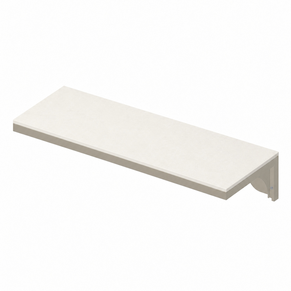 IGNES Standing Bar Link Single Side with stone top – Taupe frame, White Boulevard top