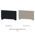 IGNES WALL-LINK-1 – Black and Taupe finishes